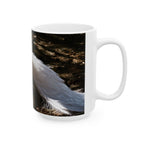 The Beauty of Holiness White Peacock - Mug