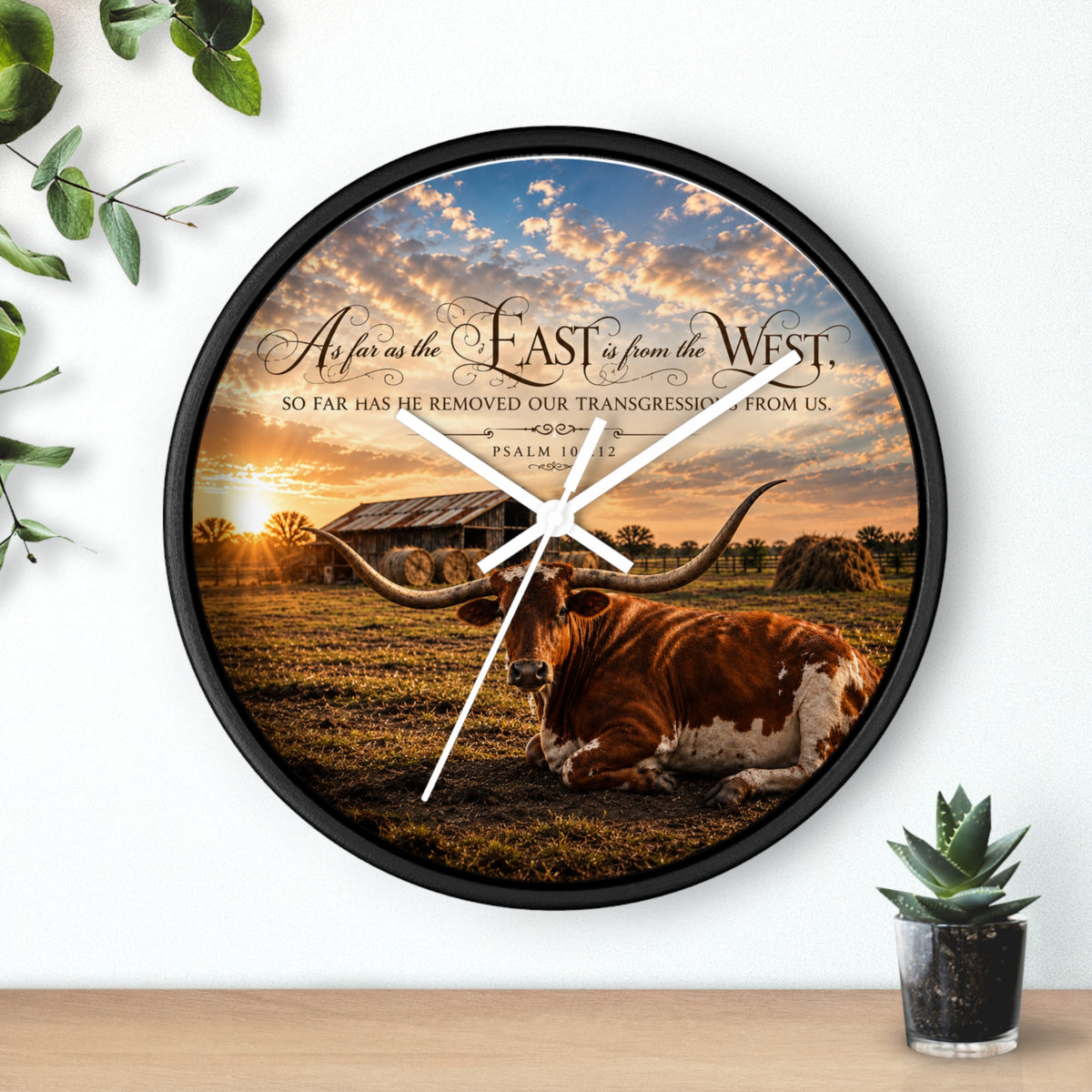 As Far as the East Longhorn - Clock