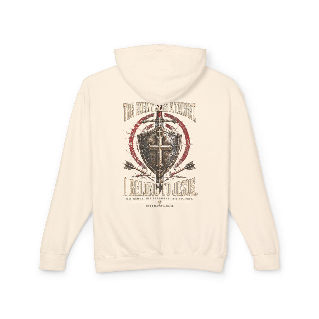 I Bear His Name - Men's Lightweight Hooded Sweatshirt