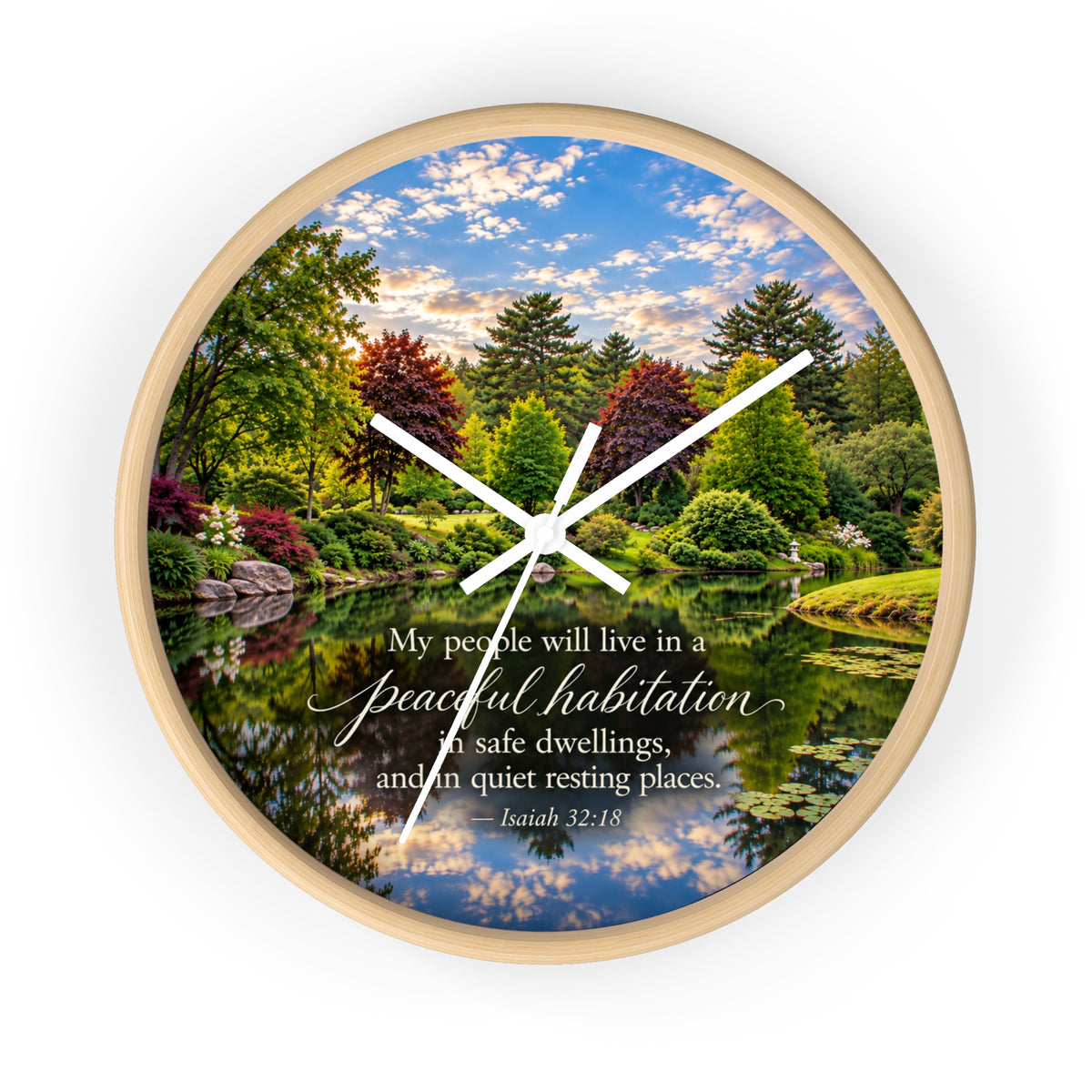 Peaceful Dwellings - Clock