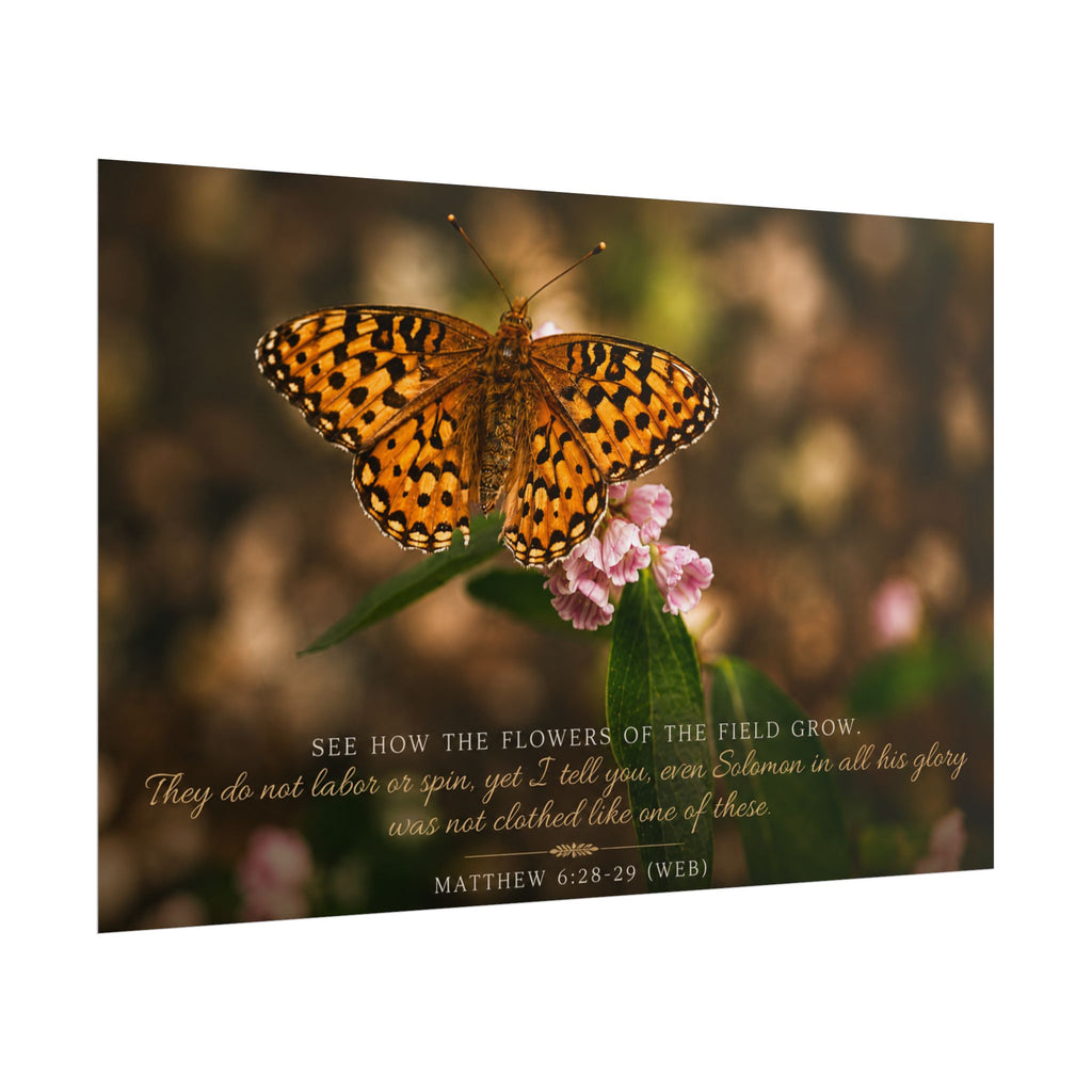 Consider the Flowers - Poster