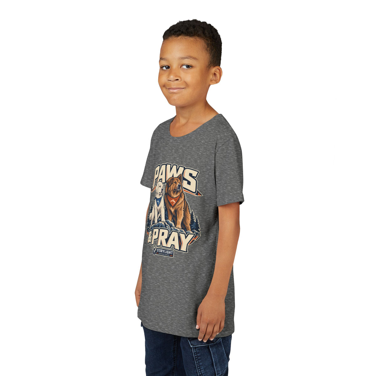Paws & Pray 2 - Youth T‑Shirt