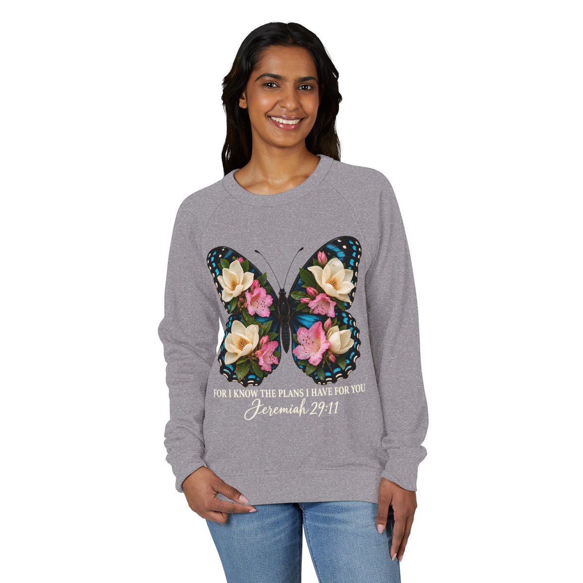 Unisex French Terry Raglan Crewneck