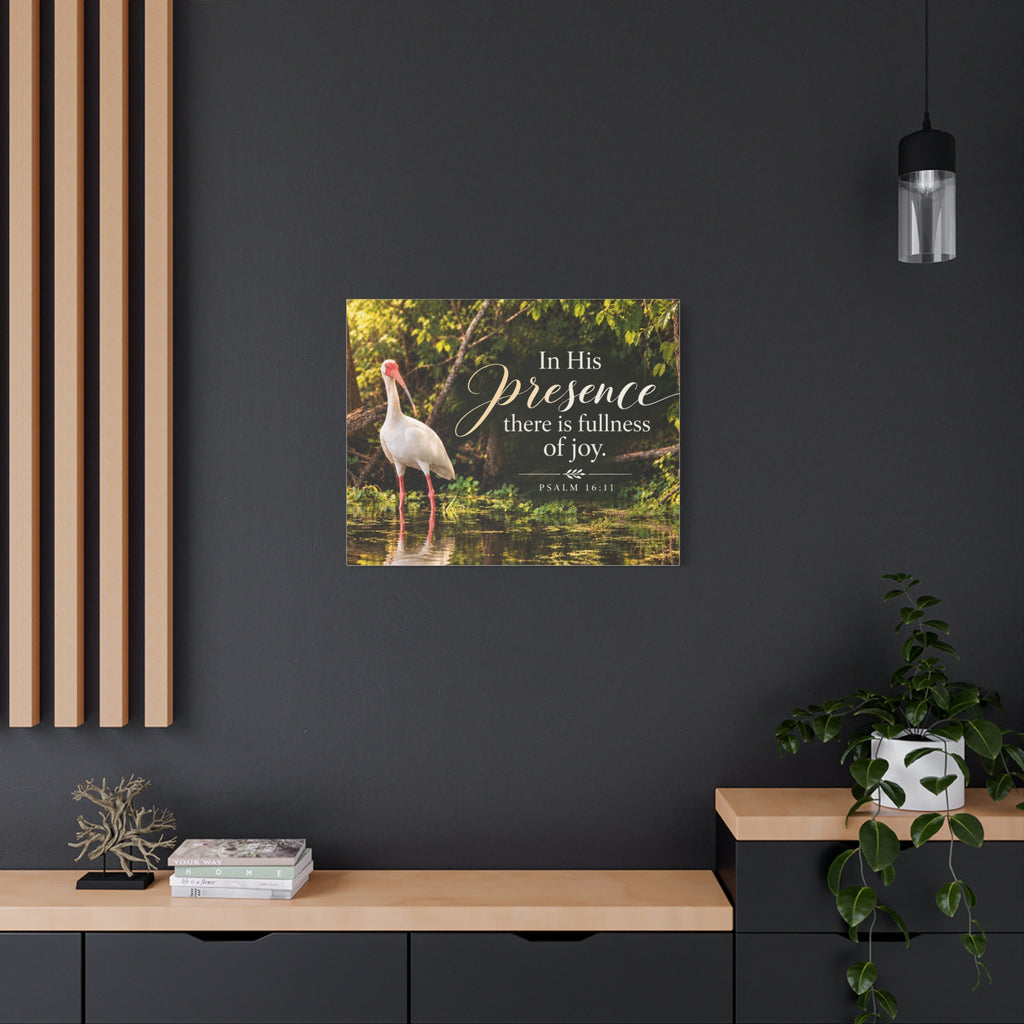 In His Presence Ibis - Canvas