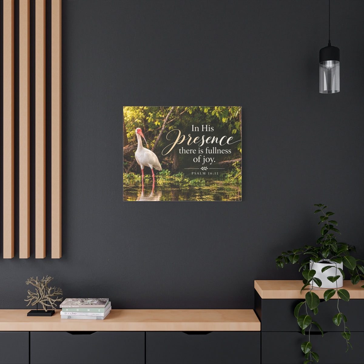 In His Presence Ibis - Canvas