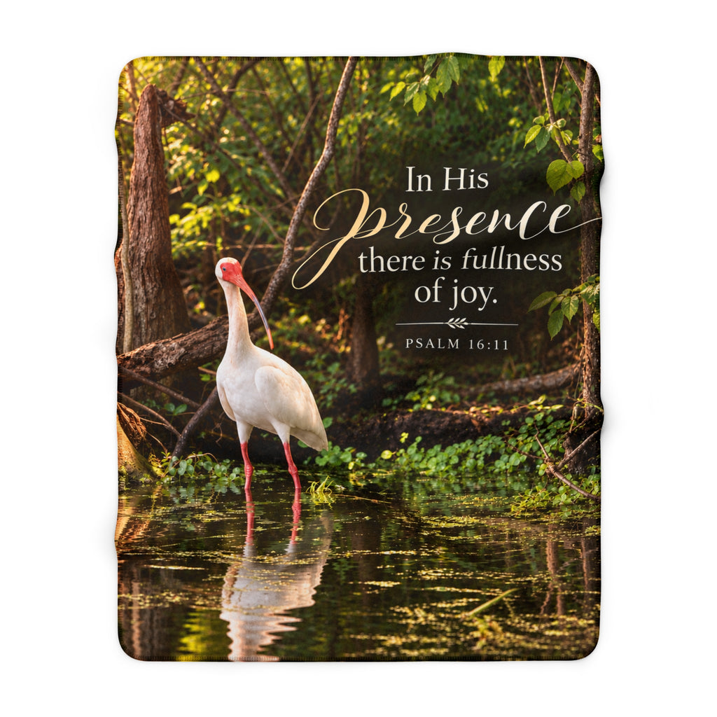 In His Presence Ibis - Blanket