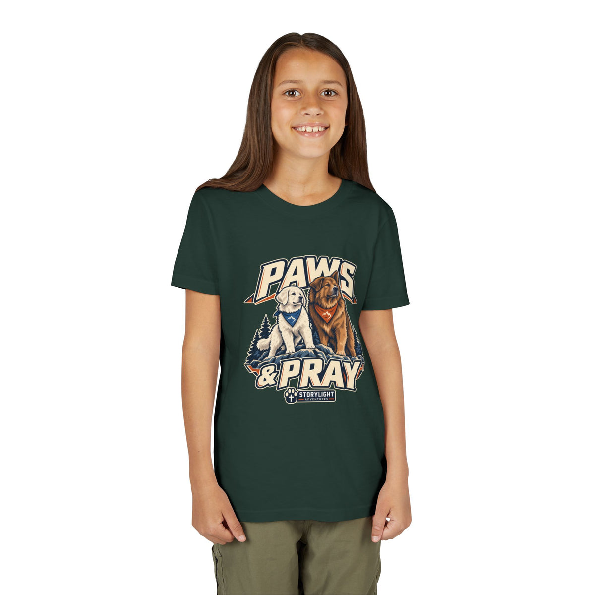Paws & Pray 2 - Youth T‑Shirt