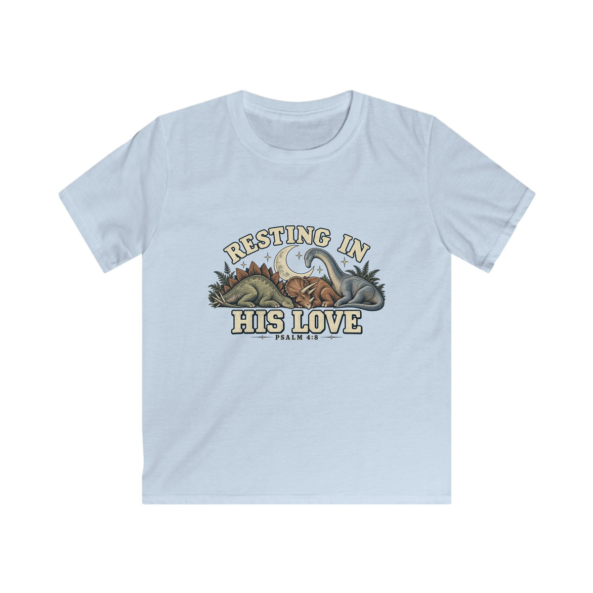 Kids “Resting in His Love” Christian Faith T-Shirt