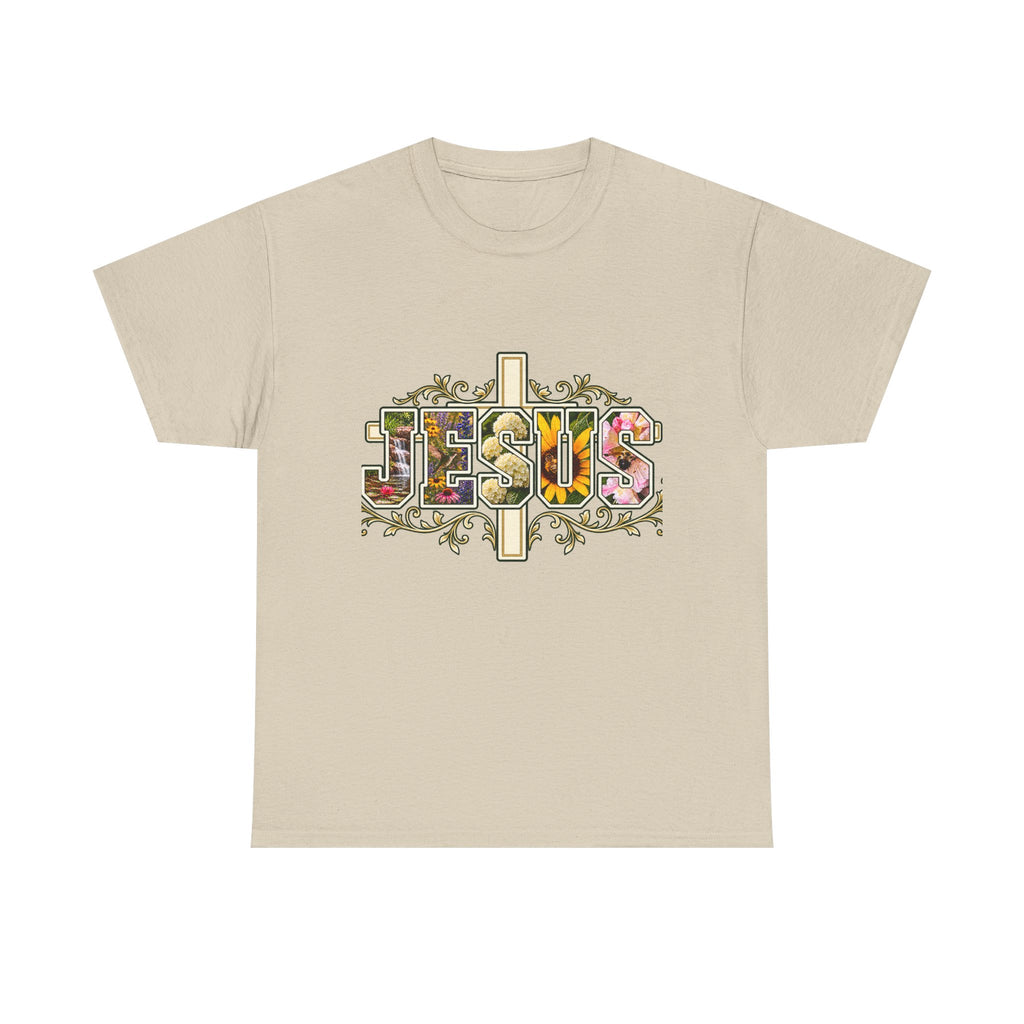 Jesus Floral -Shirt