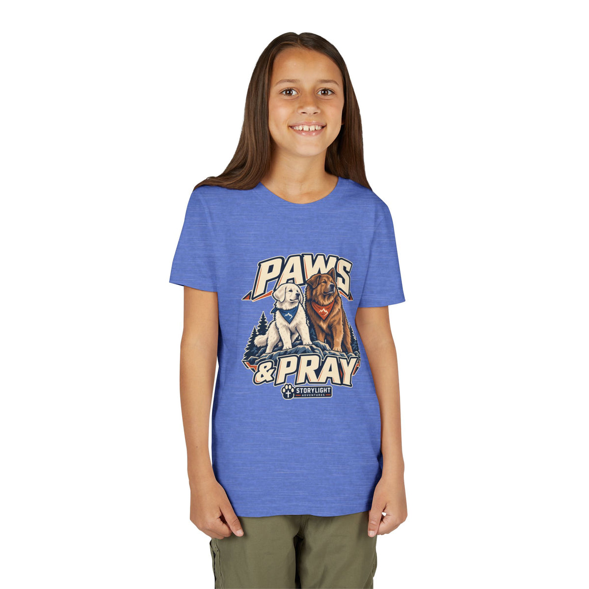 Paws & Pray 2 - Youth T‑Shirt