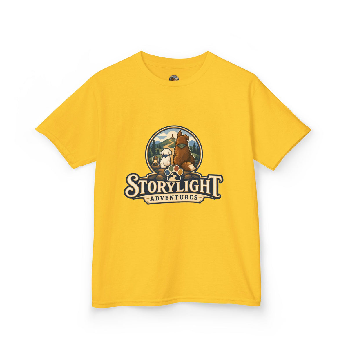 Kids T‑Shirt — "Storylight Adventures" Logo Tee for Kids | Cute Outdoor Adventure Shirt