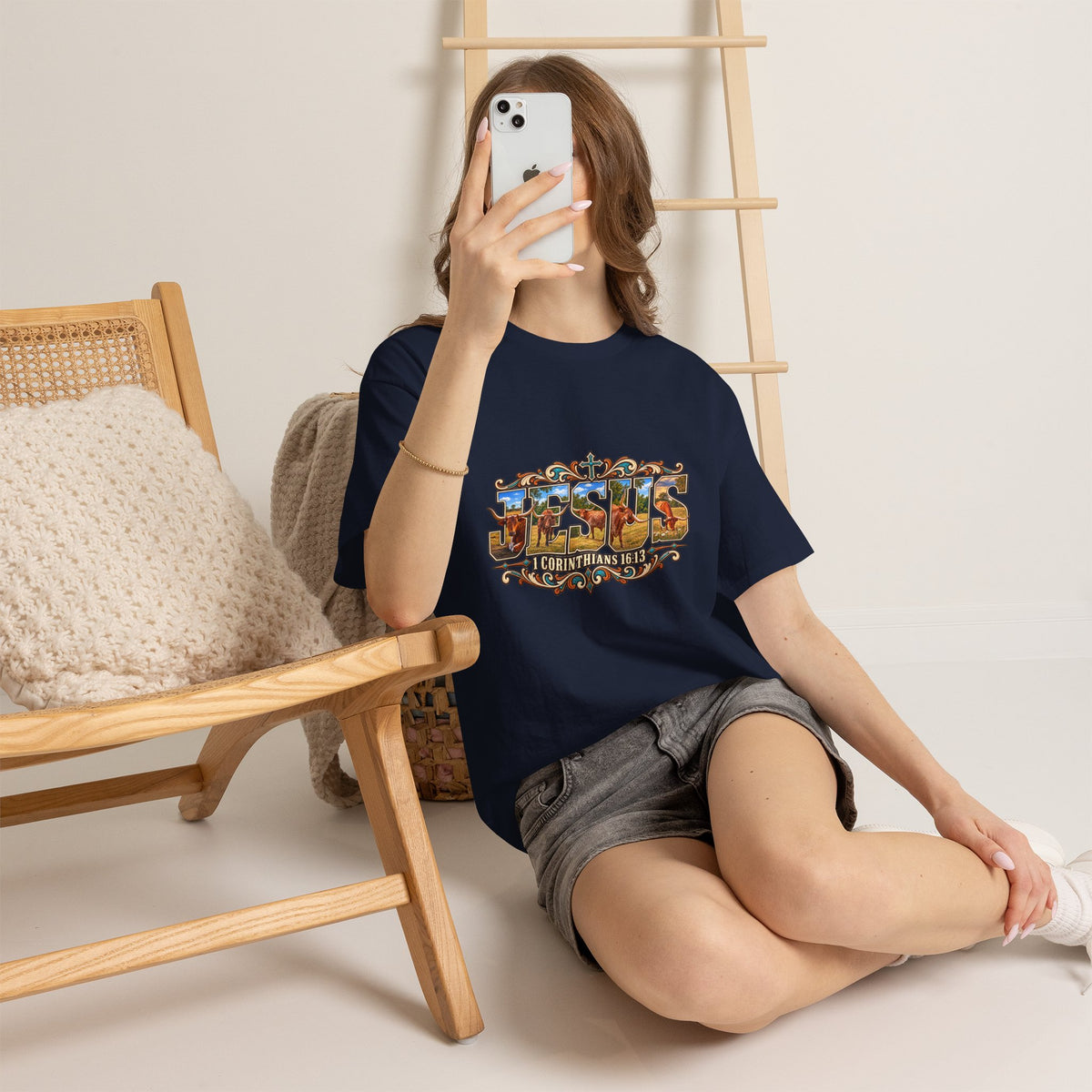 Jesus Longhorn - Shirt