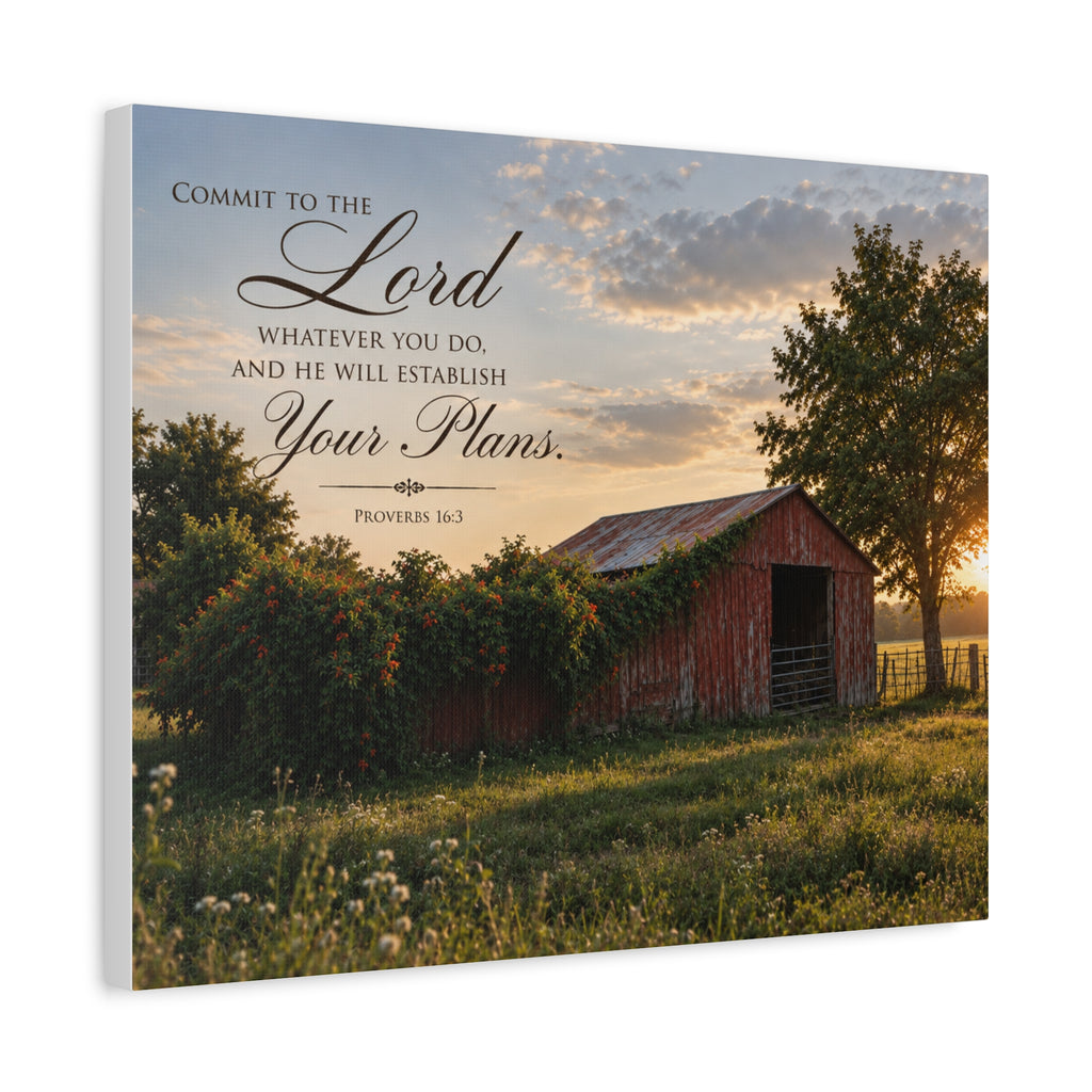 Established by Him - Canvas