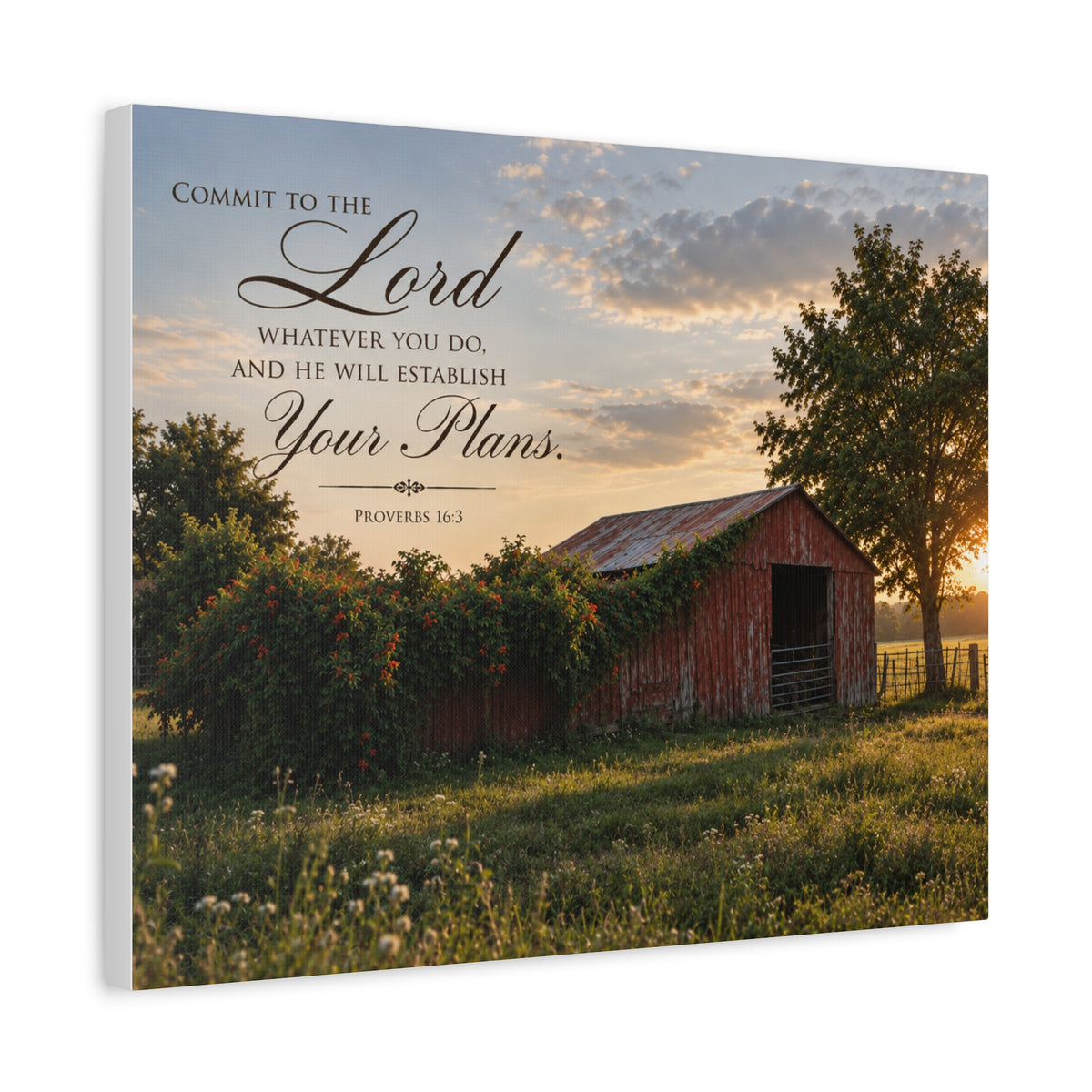Established by Him - Canvas