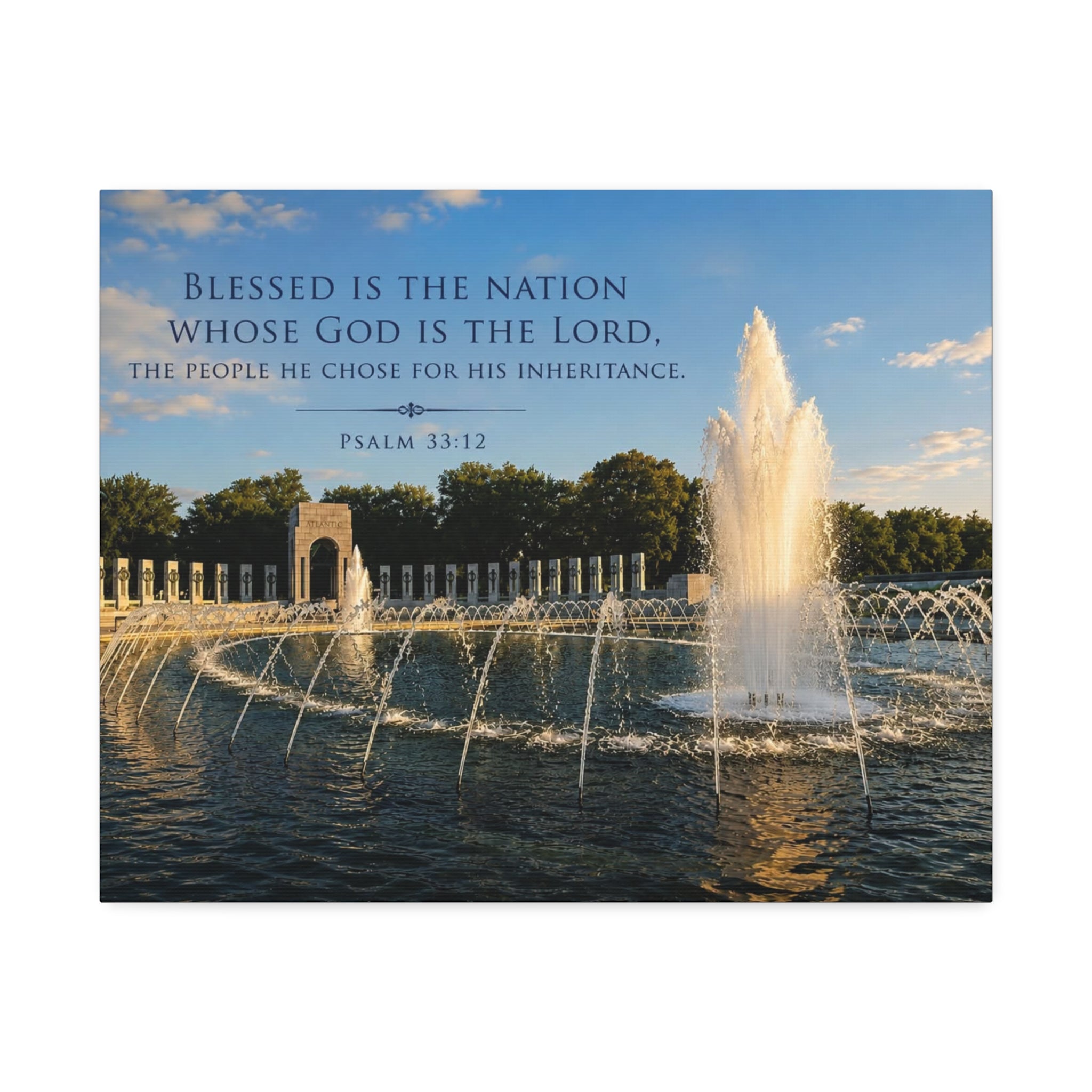 Blessed is the Nation | Canvas