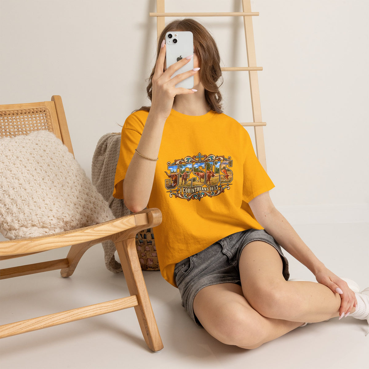 Jesus Longhorn - Shirt