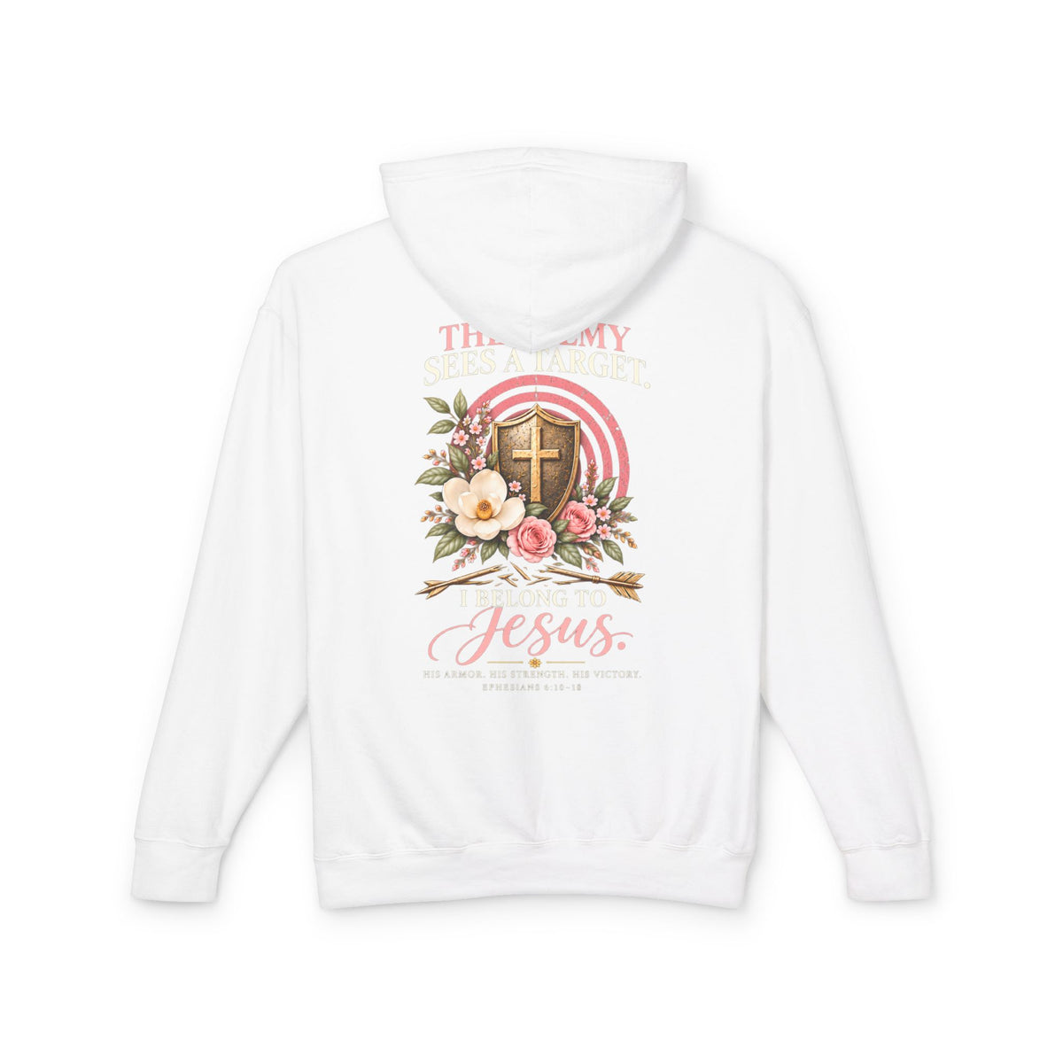 I Bear His Name - Women's Lightweight Hooded Sweatshirt