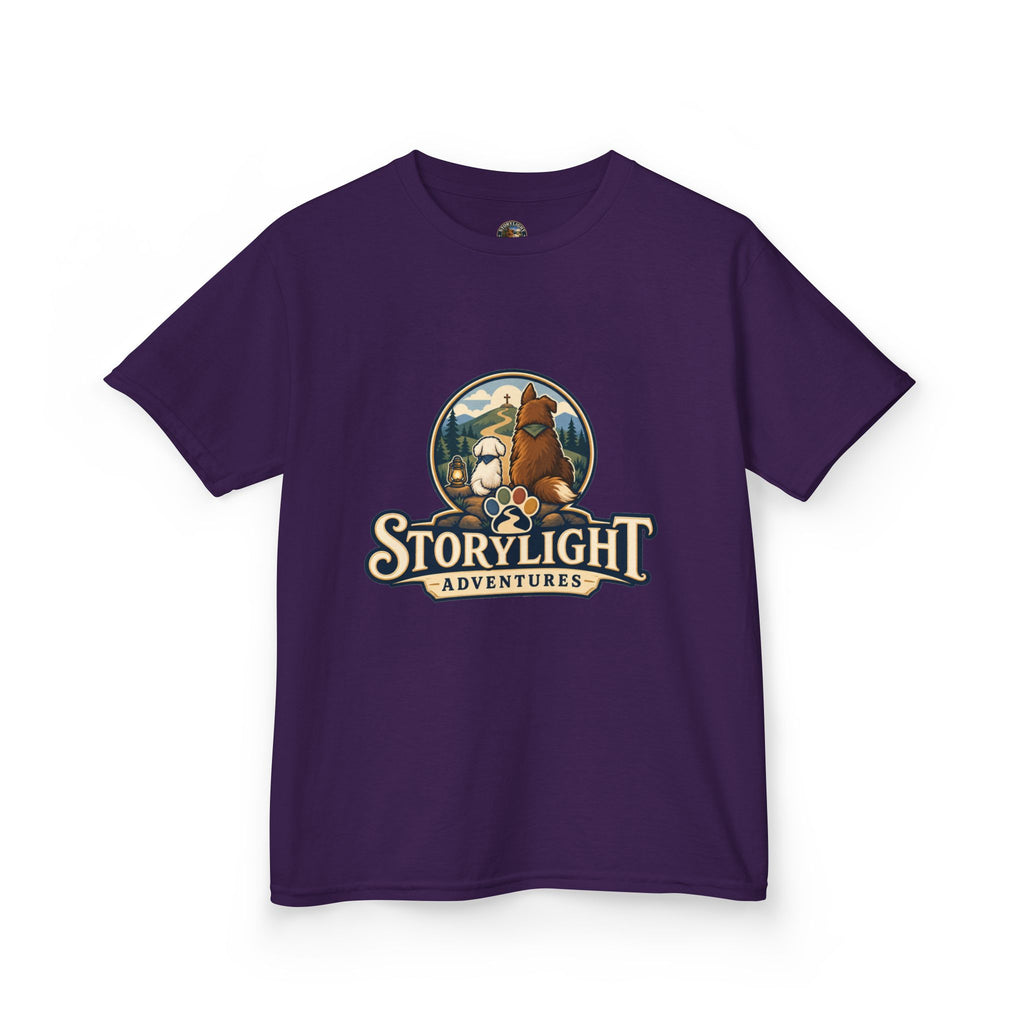 Kids T‑Shirt — "Storylight Adventures" Logo Tee for Kids | Cute Outdoor Adventure Shirt