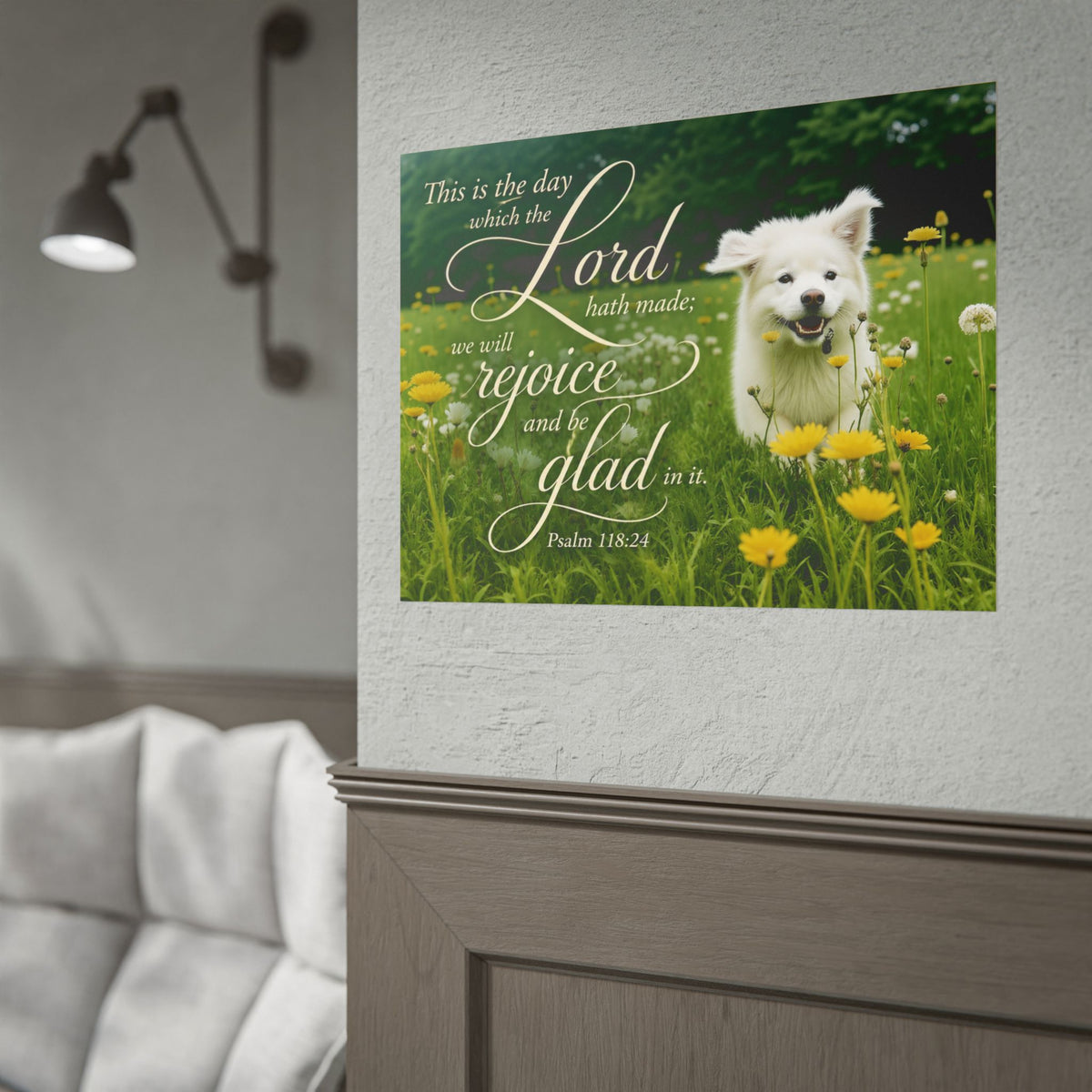 Rejoice Puppy - Poster
