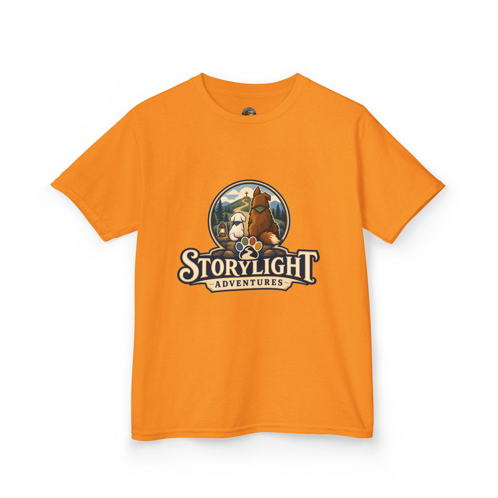 Kids T‑Shirt — "Storylight Adventures" Logo Tee for Kids | Cute Outdoor Adventure Shirt