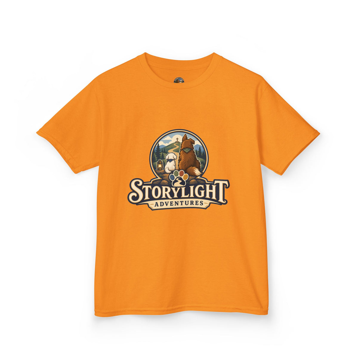 Kids T‑Shirt — "Storylight Adventures" Logo Tee for Kids | Cute Outdoor Adventure Shirt