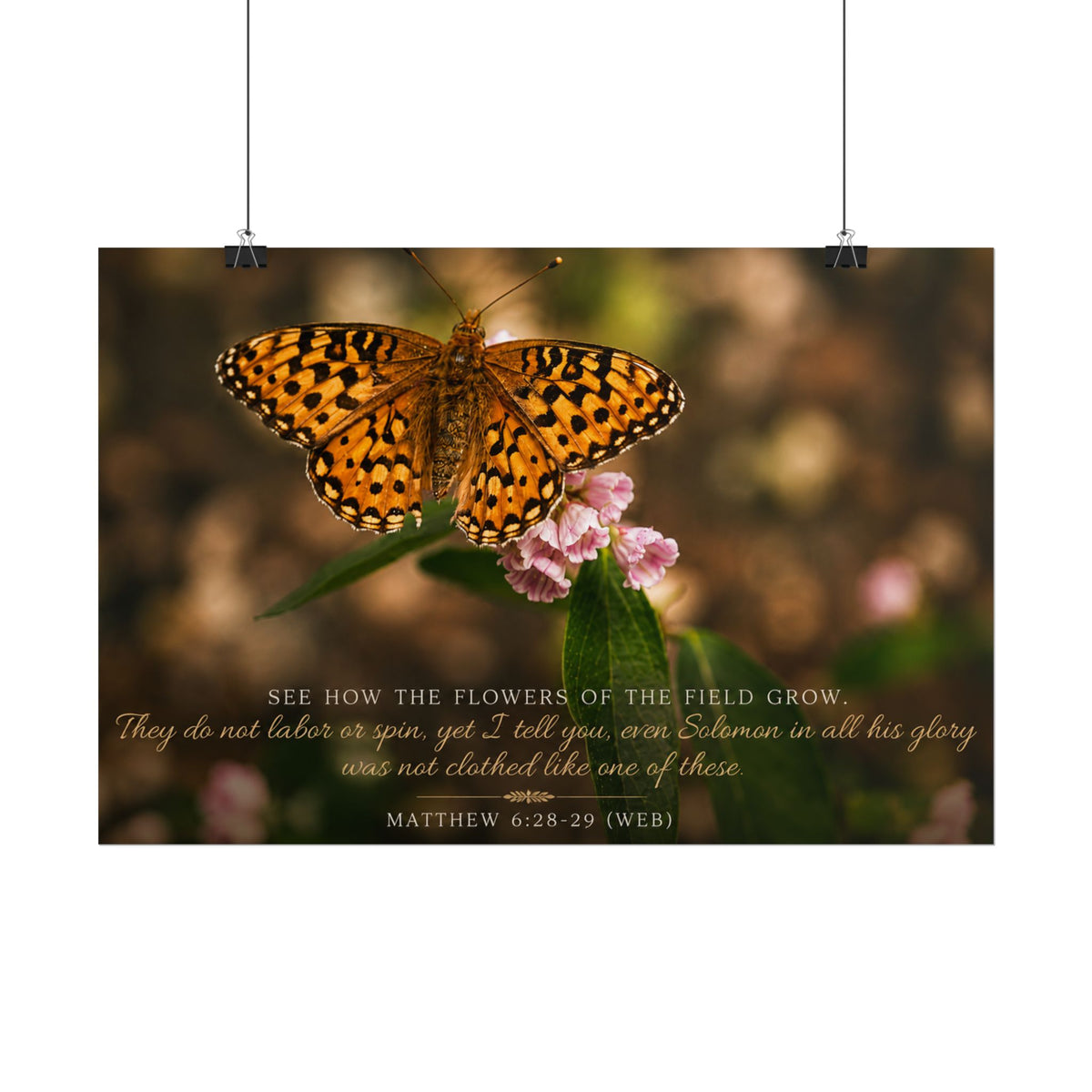 Consider the Flowers - Poster
