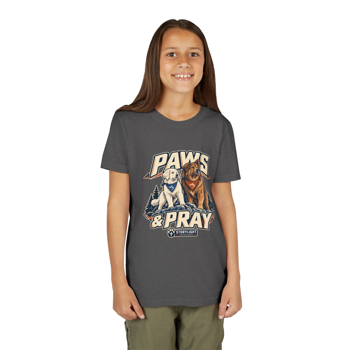 Paws & Pray 2 - Youth T‑Shirt