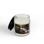 The Beauty of Holiness White Peacock - Candle