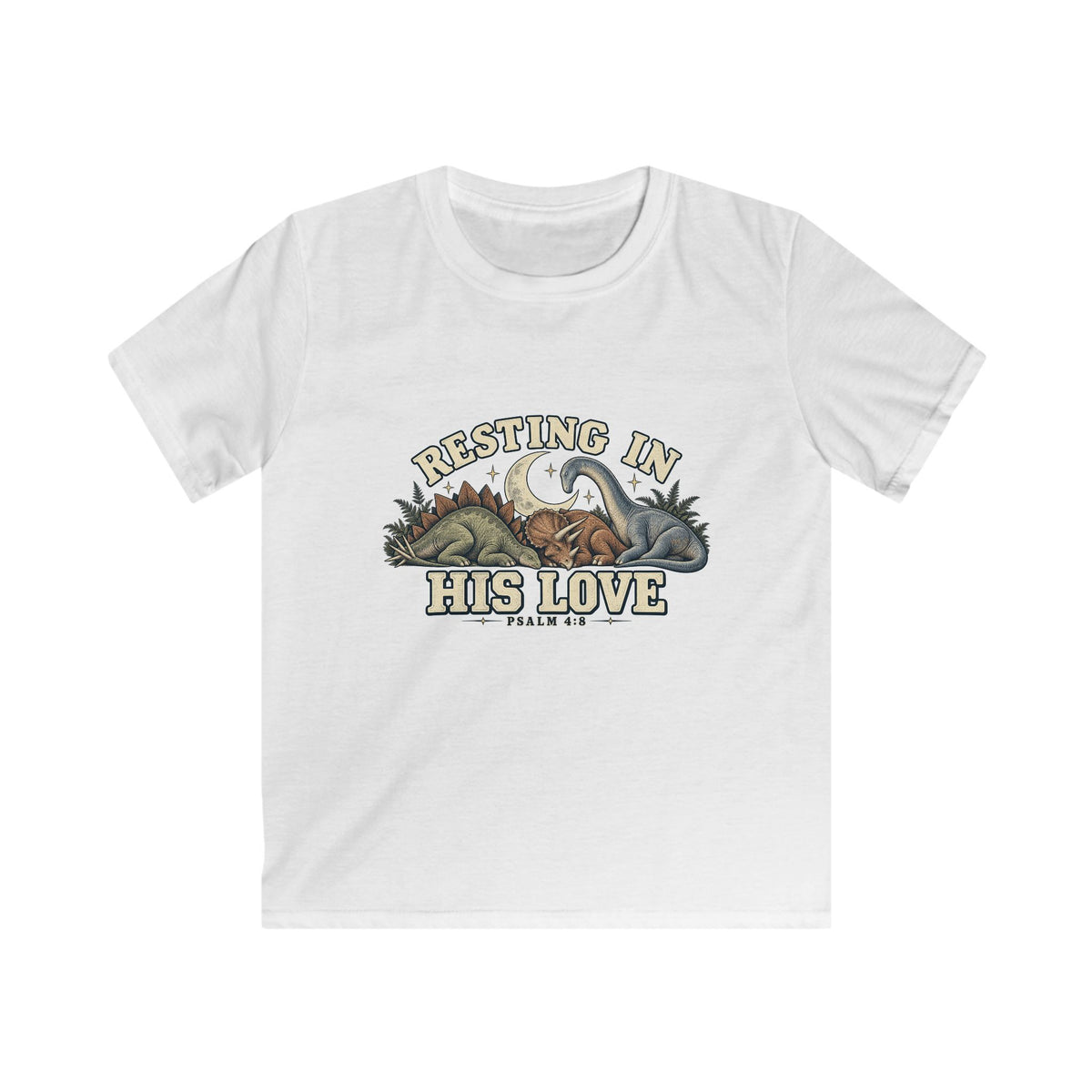 Kids “Resting in His Love” Christian Faith T-Shirt