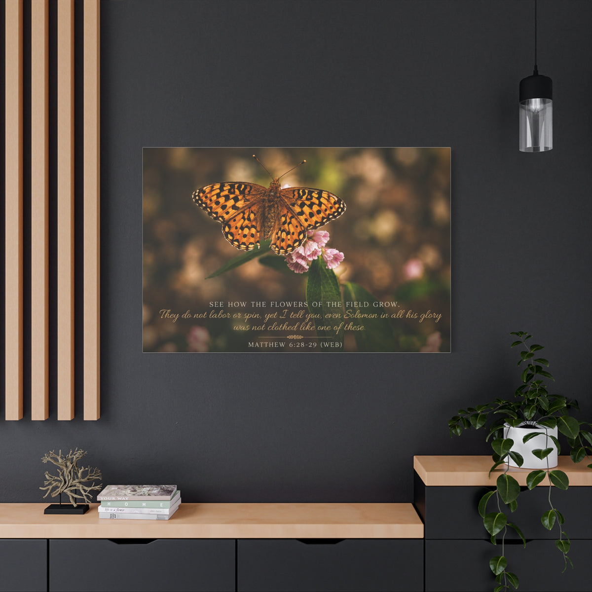 Consider the Flowers - Canvas