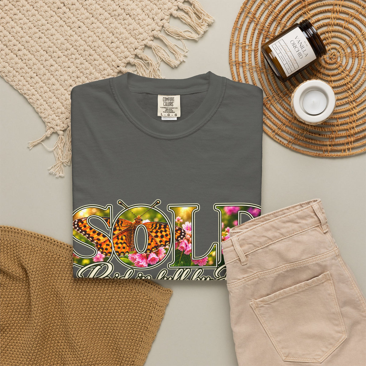 SOLD Consider the Flowers - Shirt