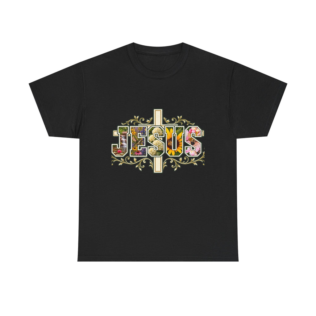 Jesus Floral -Shirt