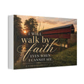 Walk by Faith – Covered by Grace | Canvas Wall Art