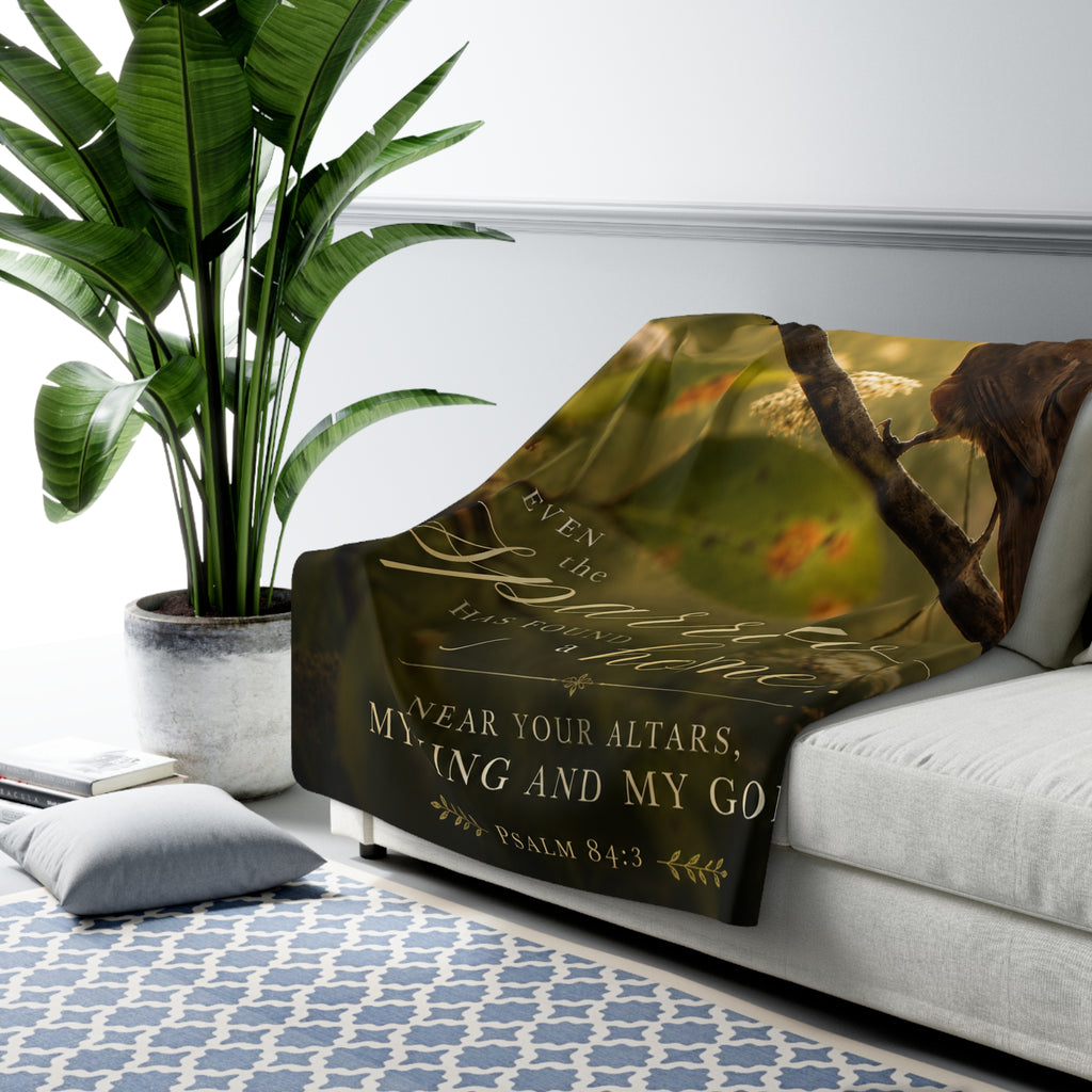 Near Your Altars Bird - Blanket