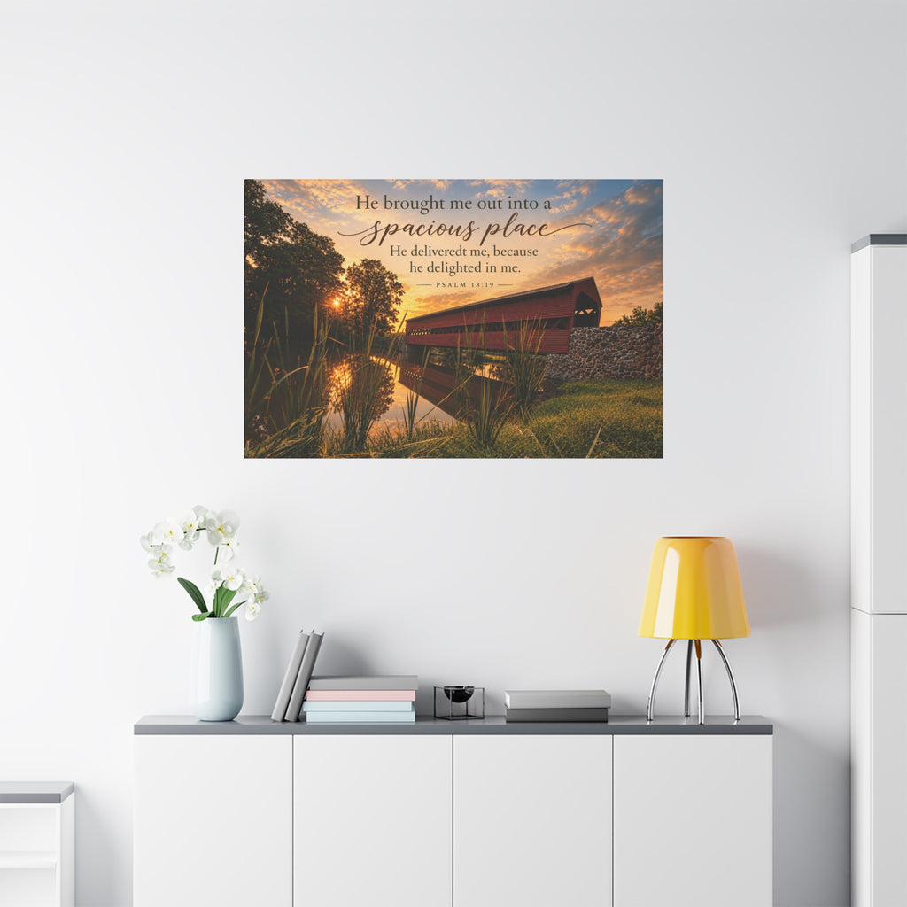 Into a Spacious Place - Canvas
