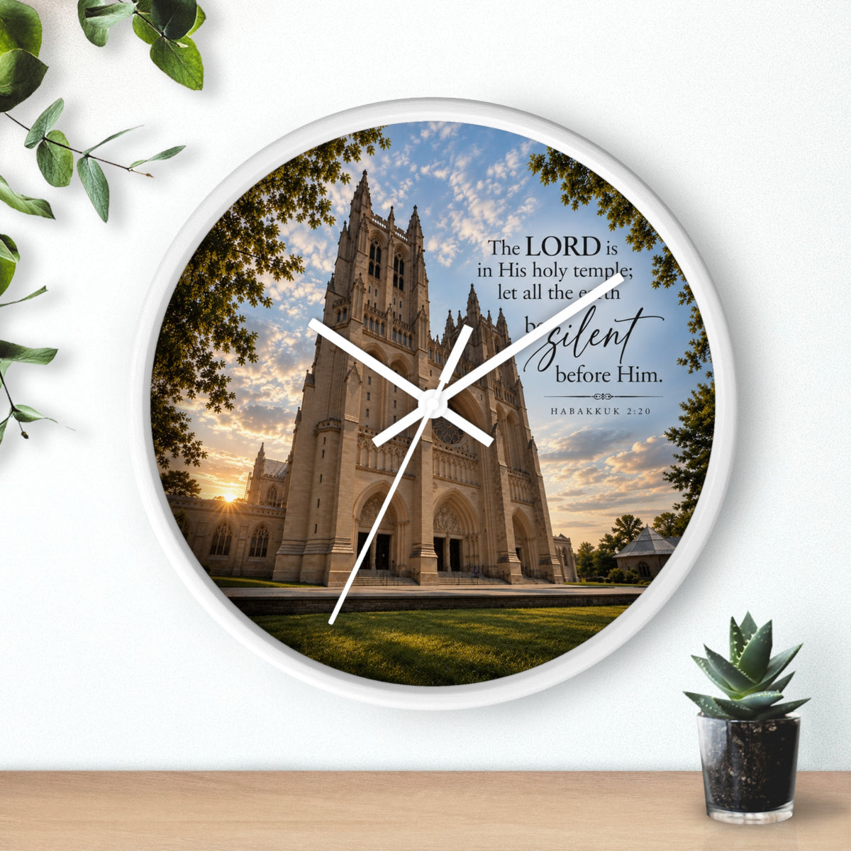 Be Still Before Him Cathedral - Clock