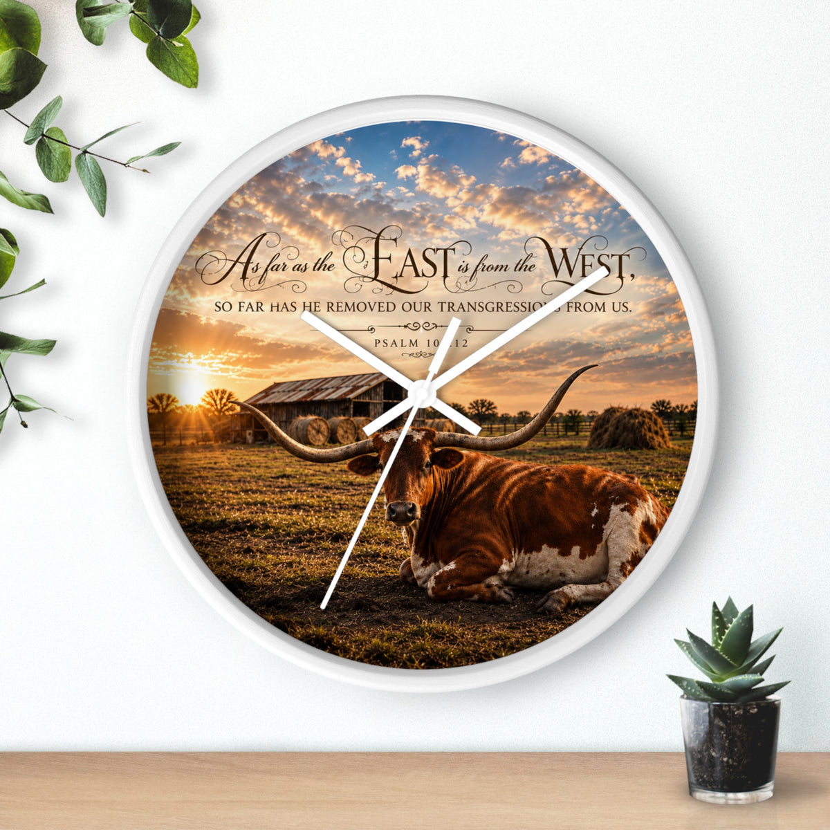 As Far as the East Longhorn - Clock