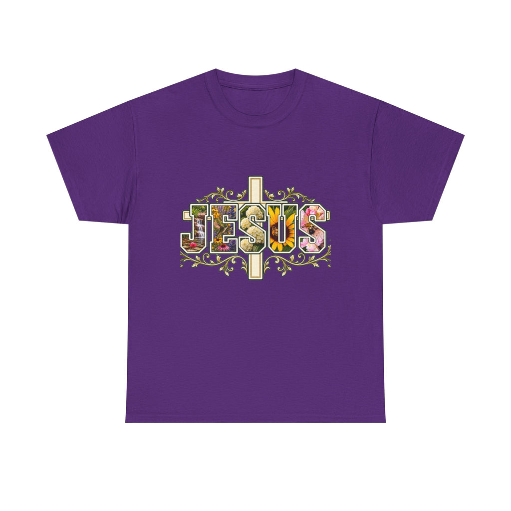 Jesus Floral -Shirt