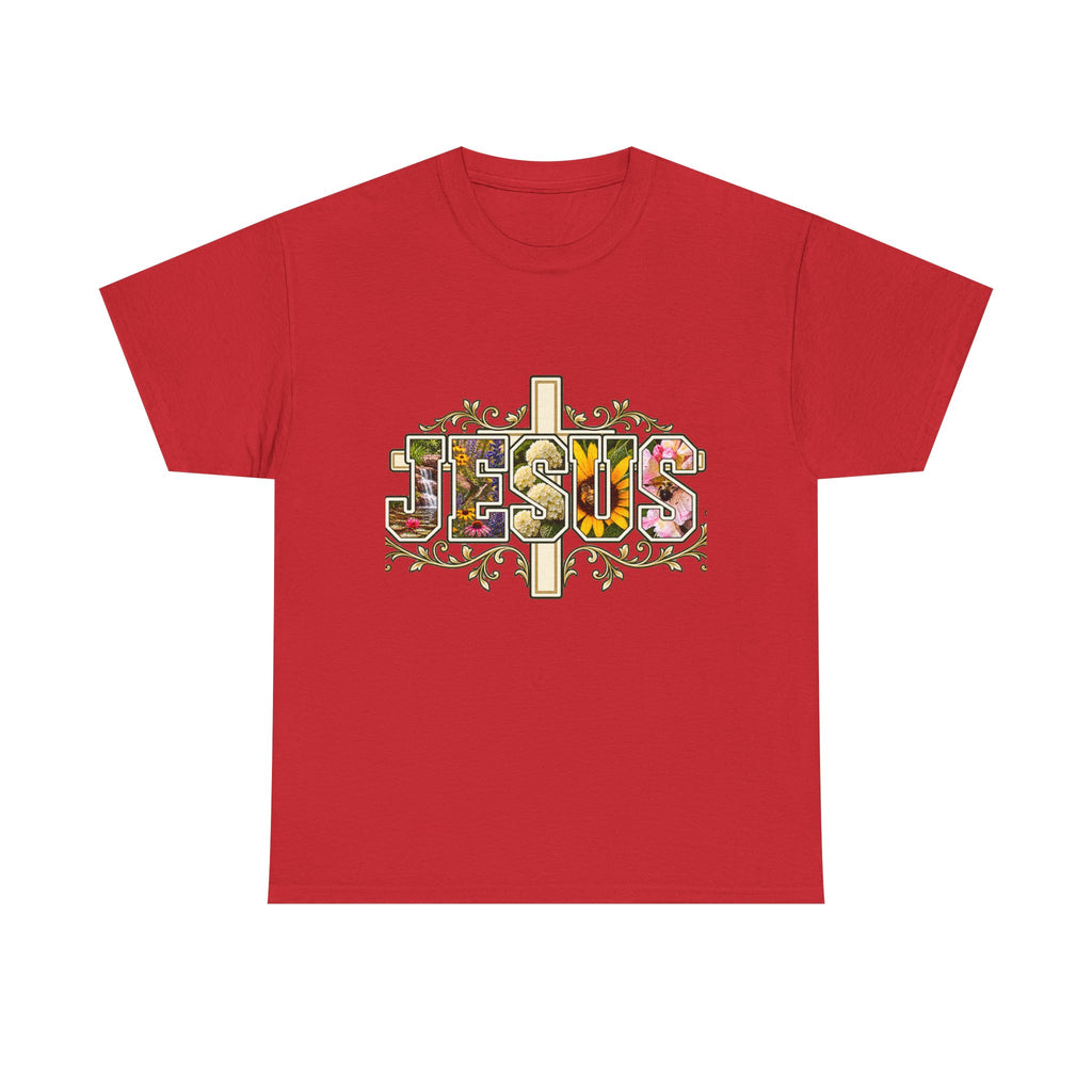 Jesus Floral -Shirt