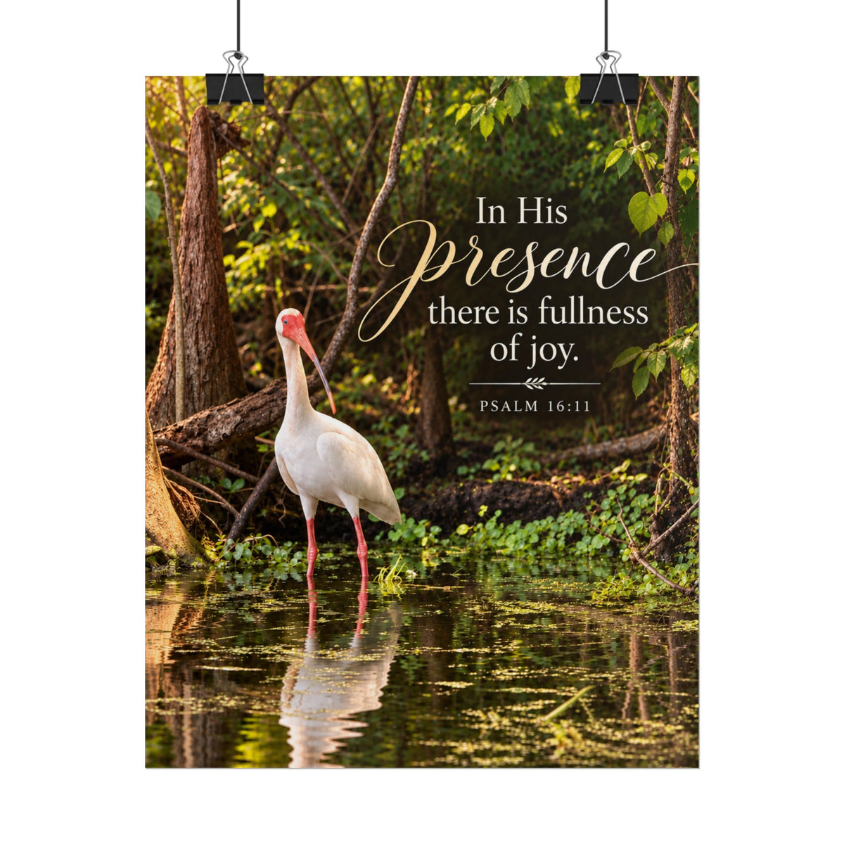 In His Presence Ibis - Poster