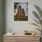 Be Still Before Him Cathedral - Poster