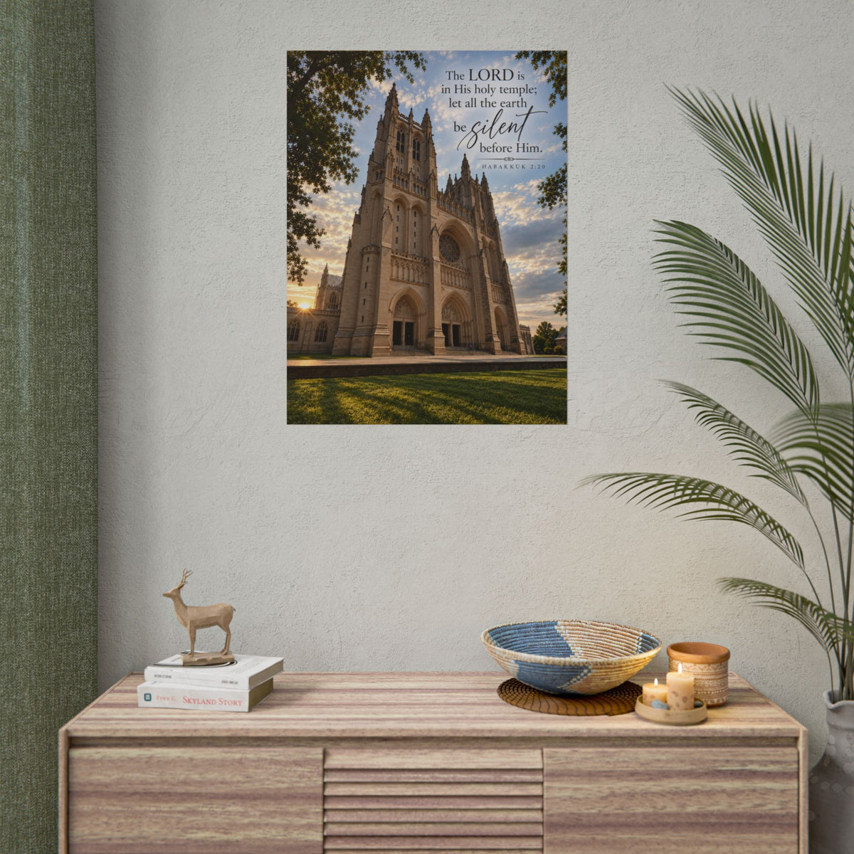 Be Still Before Him Cathedral - Poster