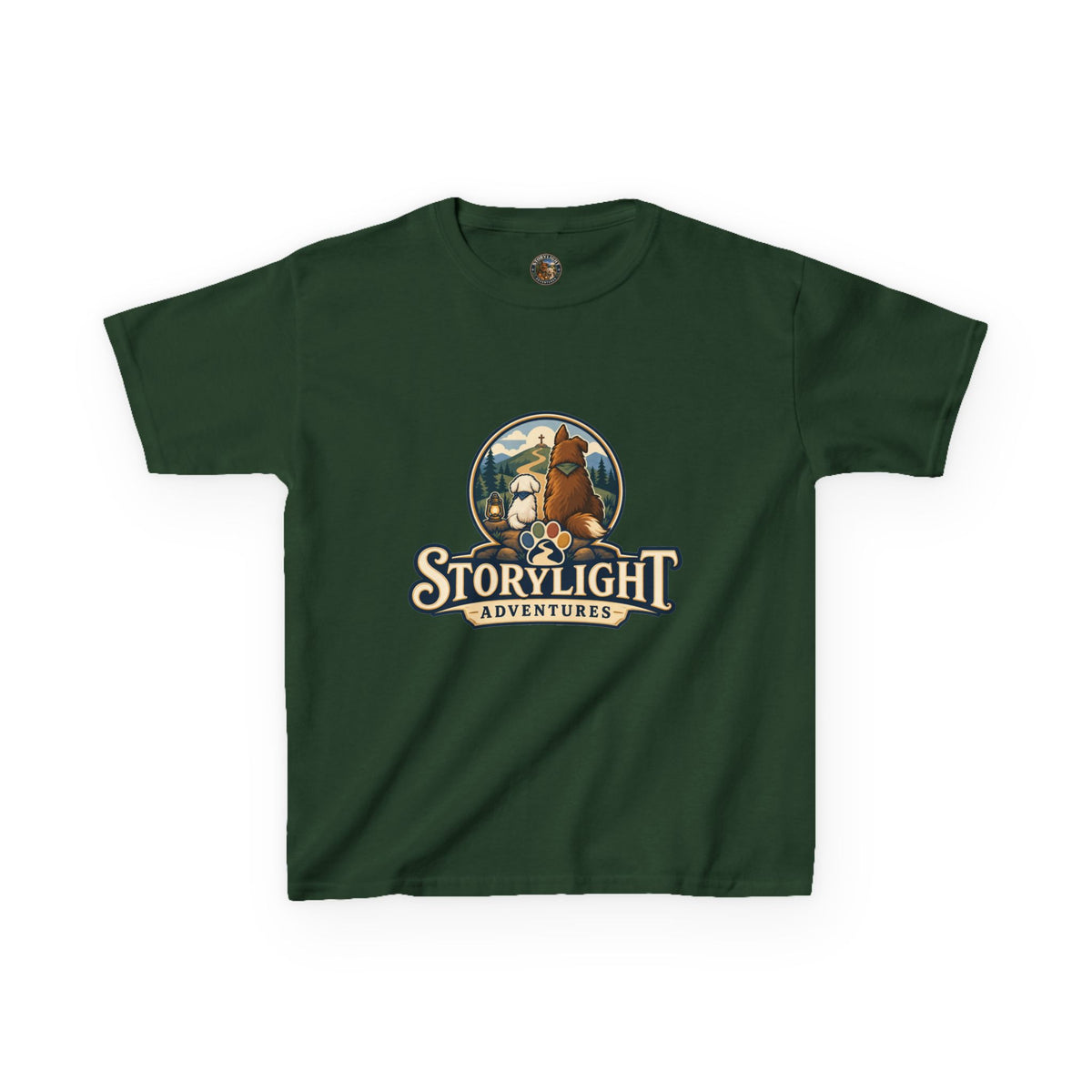 Kids T‑Shirt — "Storylight Adventures" Logo Tee for Kids | Cute Outdoor Adventure Shirt