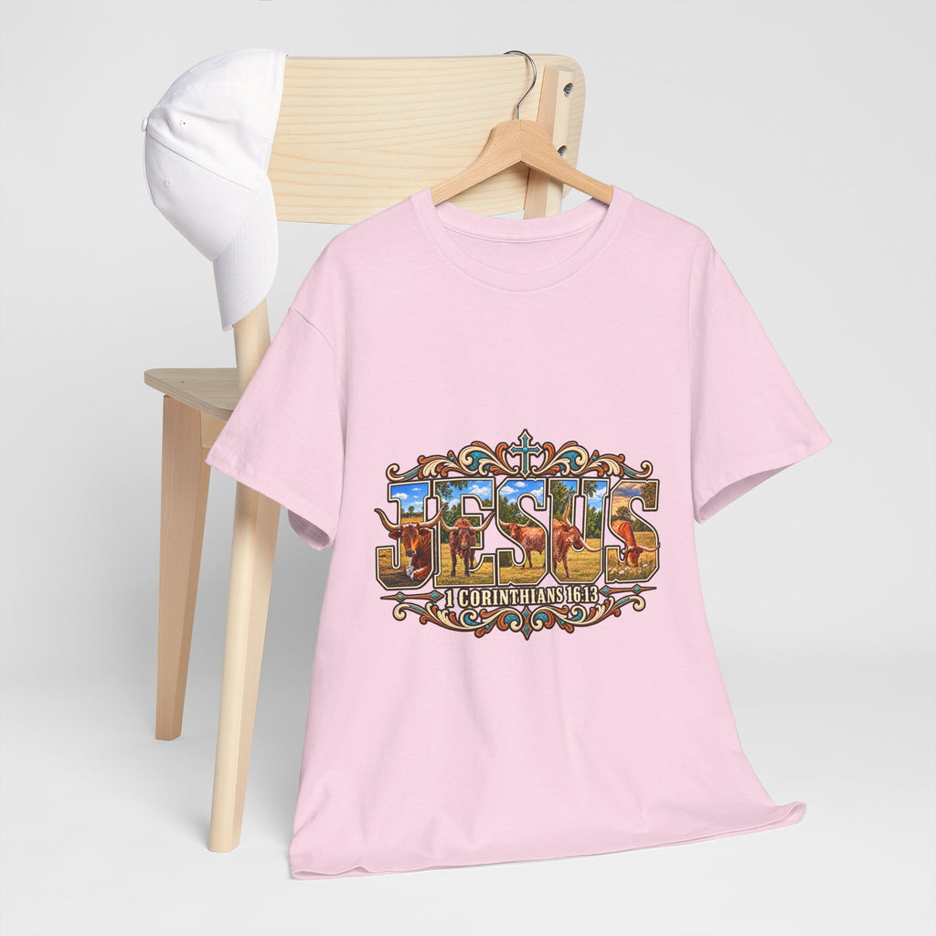 Jesus Longhorn - Shirt