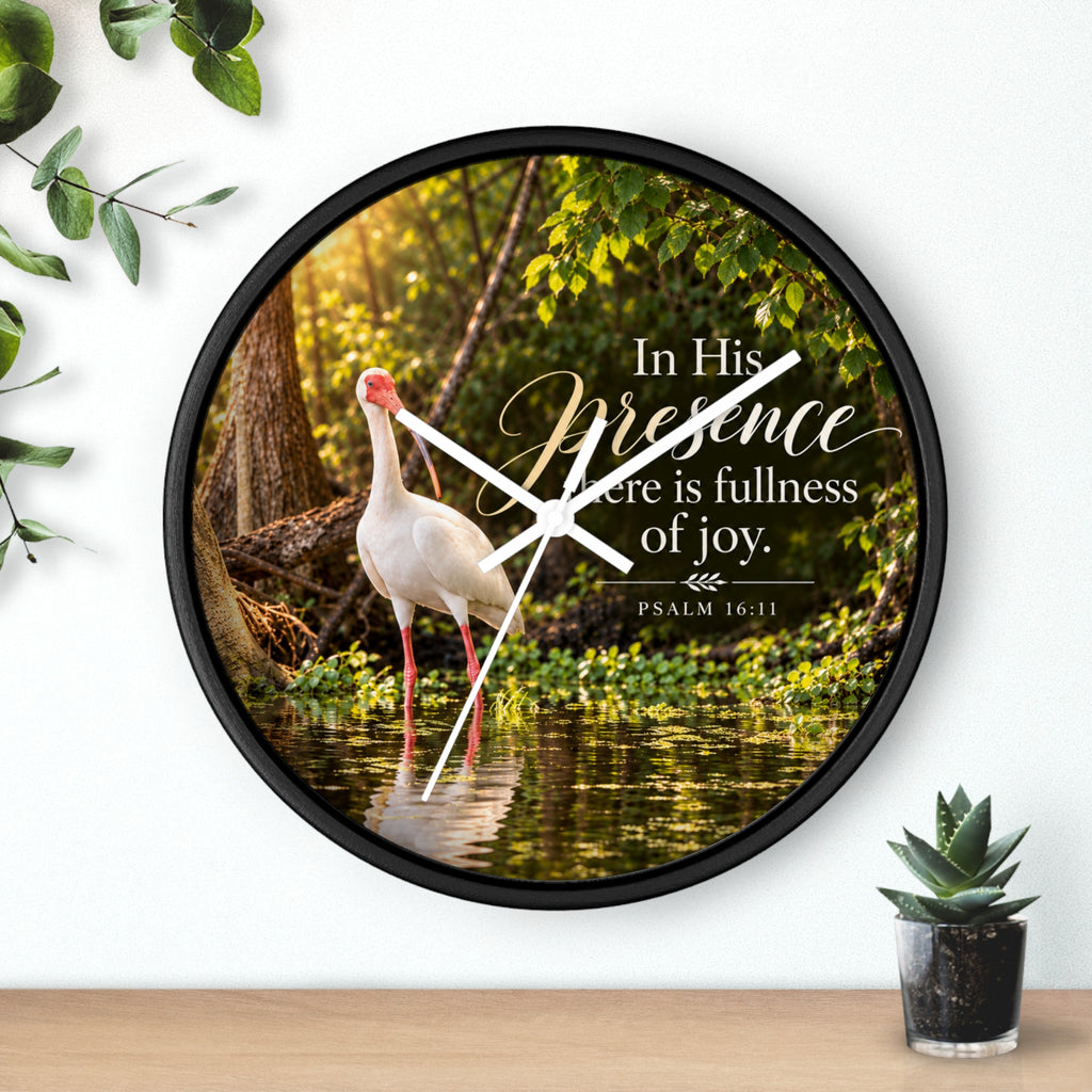 In His Presence Ibis - Clock