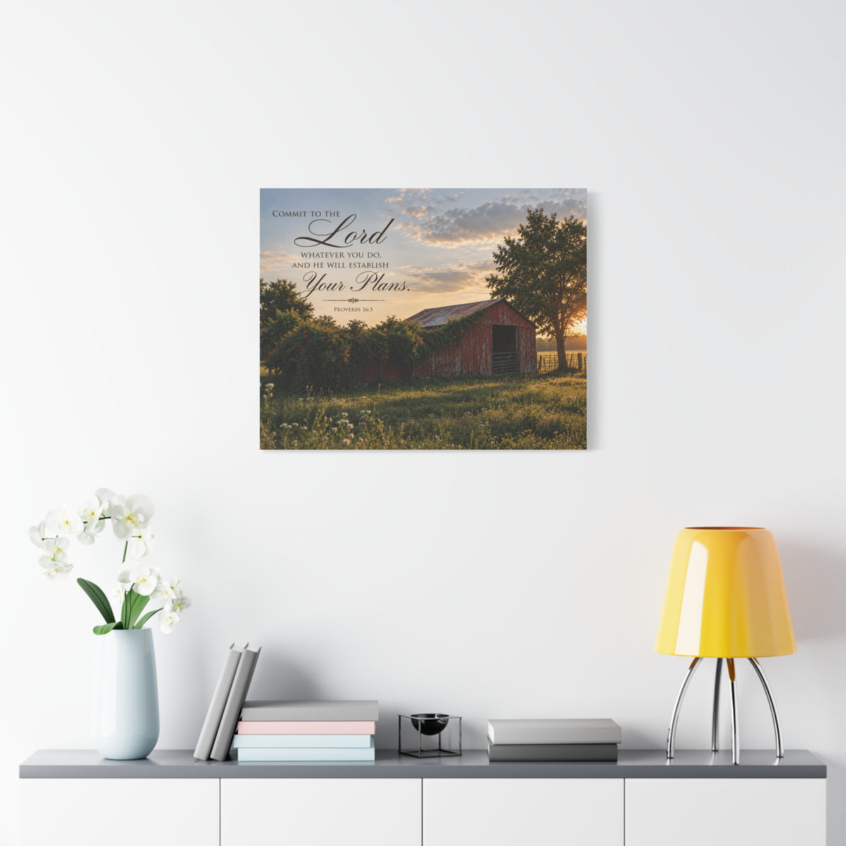 Established by Him - Canvas