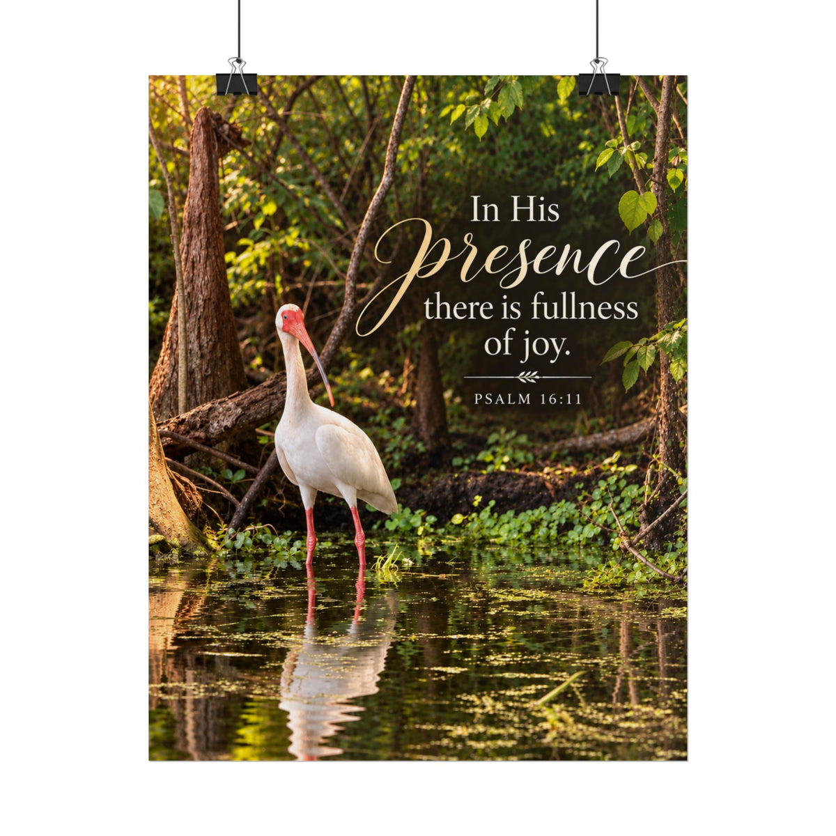 In His Presence Ibis - Poster