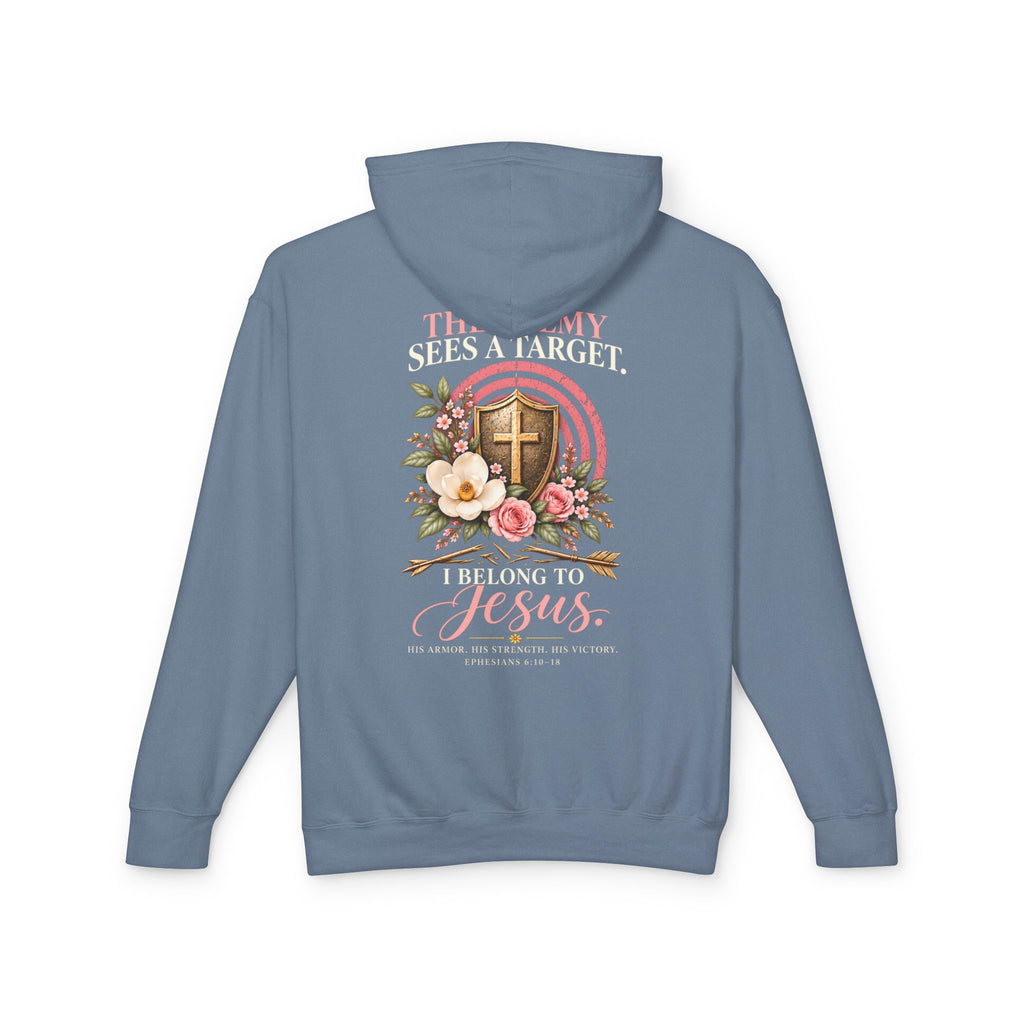 I Bear His Name - Women's Lightweight Hooded Sweatshirt