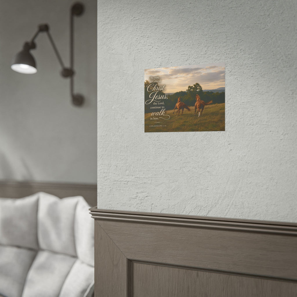 Walk in Him Poster