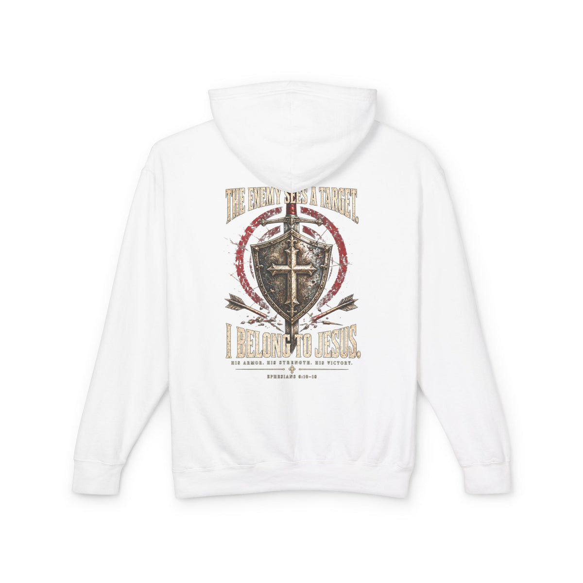 I Bear His Name - Men's Lightweight Hooded Sweatshirt